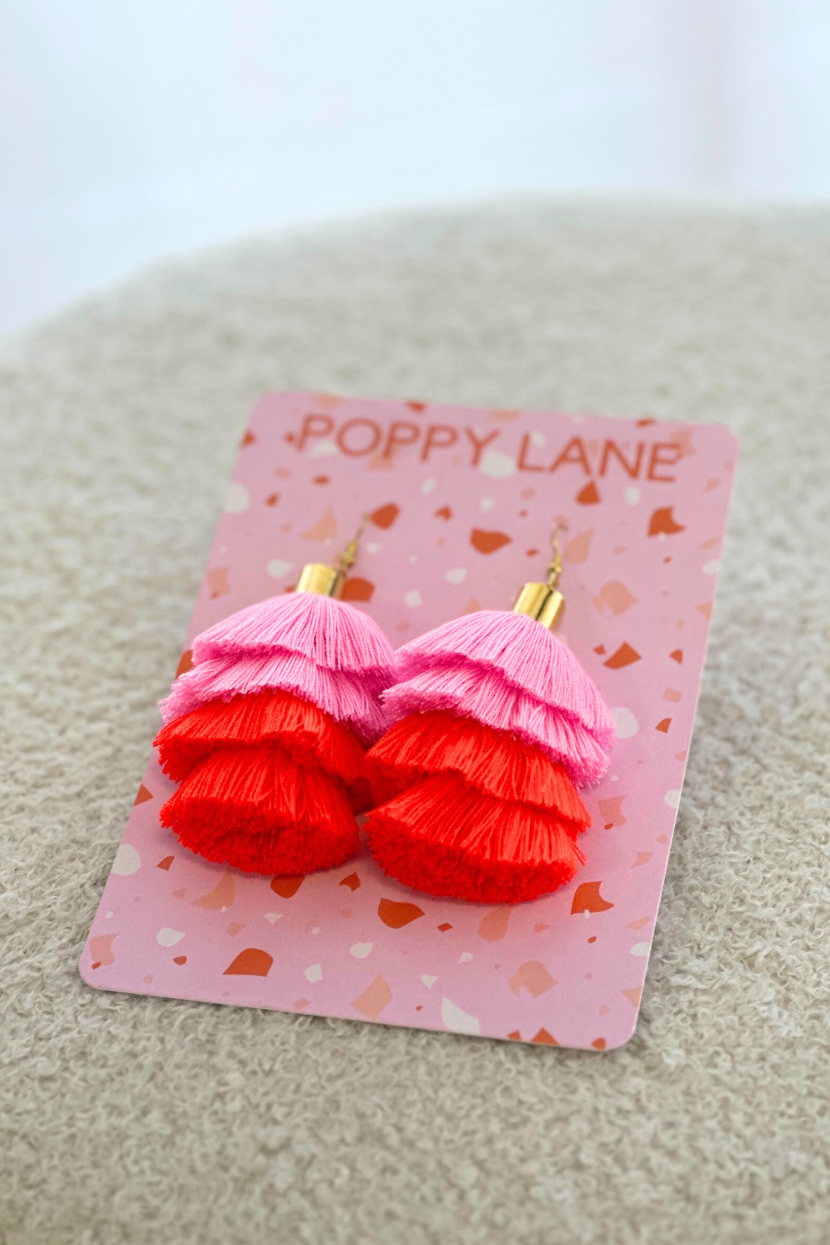 Elly Drop Earrings in Valentine