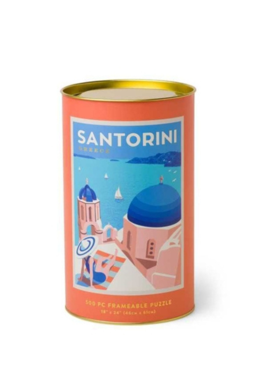 Puzzle in a Tube 500 Piece - Santorini