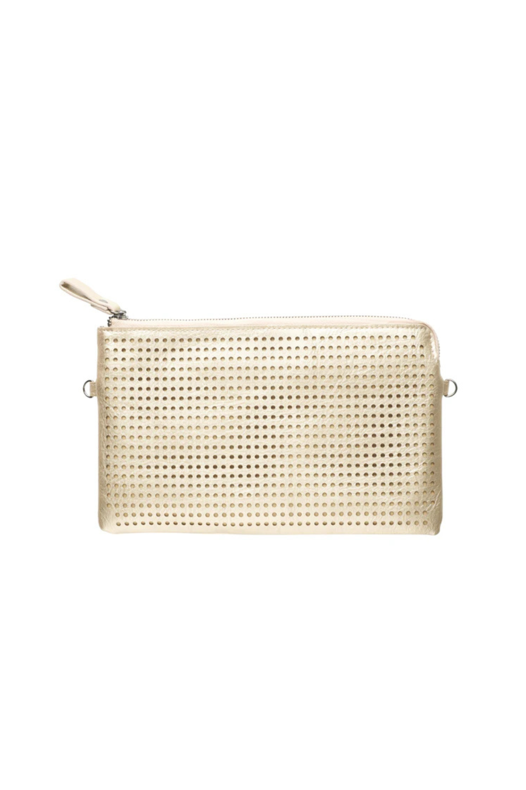 Nina Gold Crossbody/Clutch Bag by Black Caviar