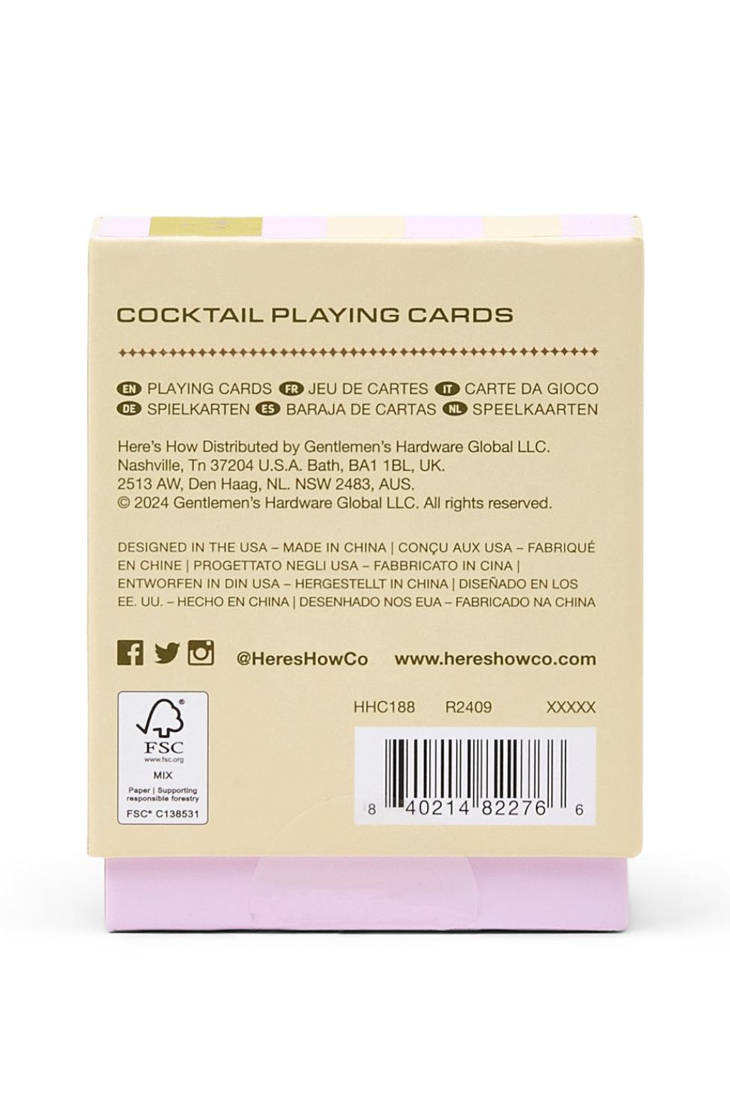 Cocktail Playing Cards