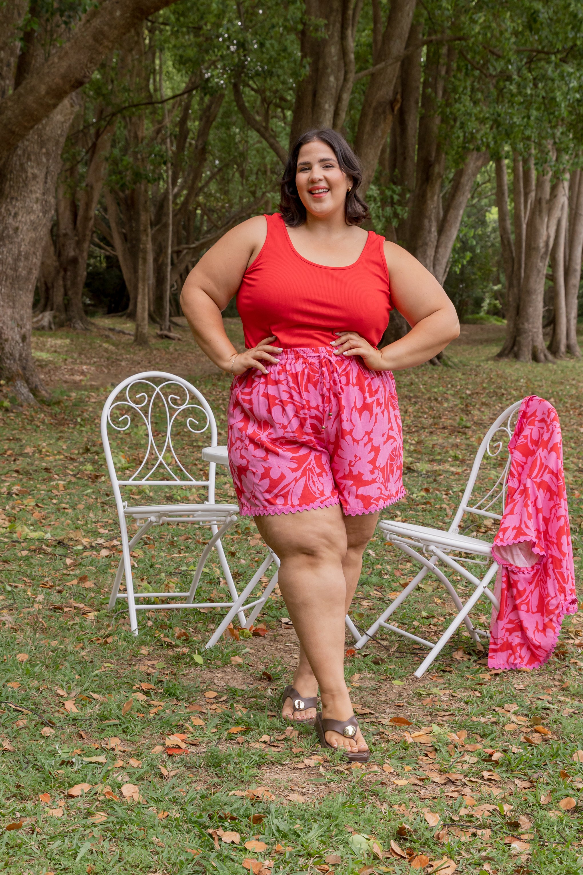 Harlow Shorts in Fiesta
