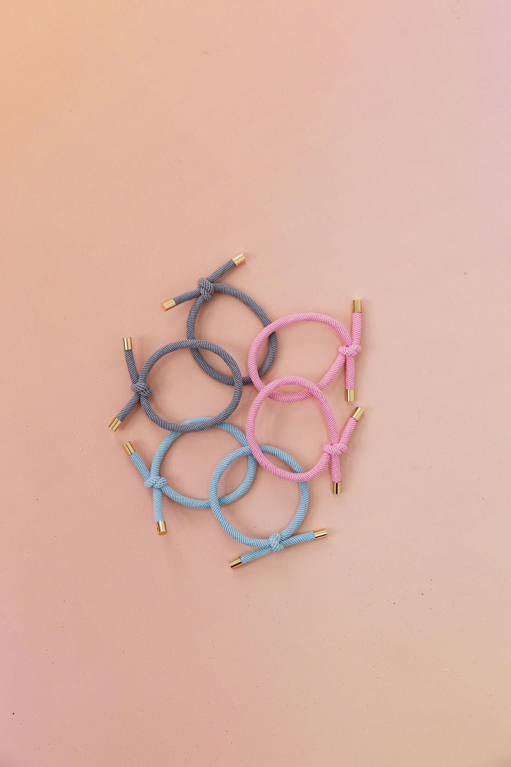 6 Pack Hair Ties in Pastel
