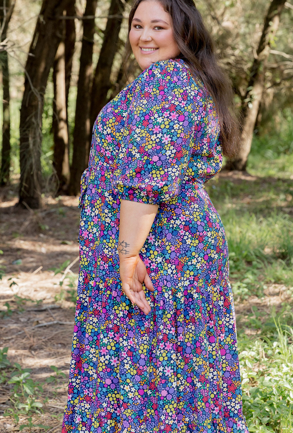 Billie Dress in Ditsy by Kasey Rainbow
