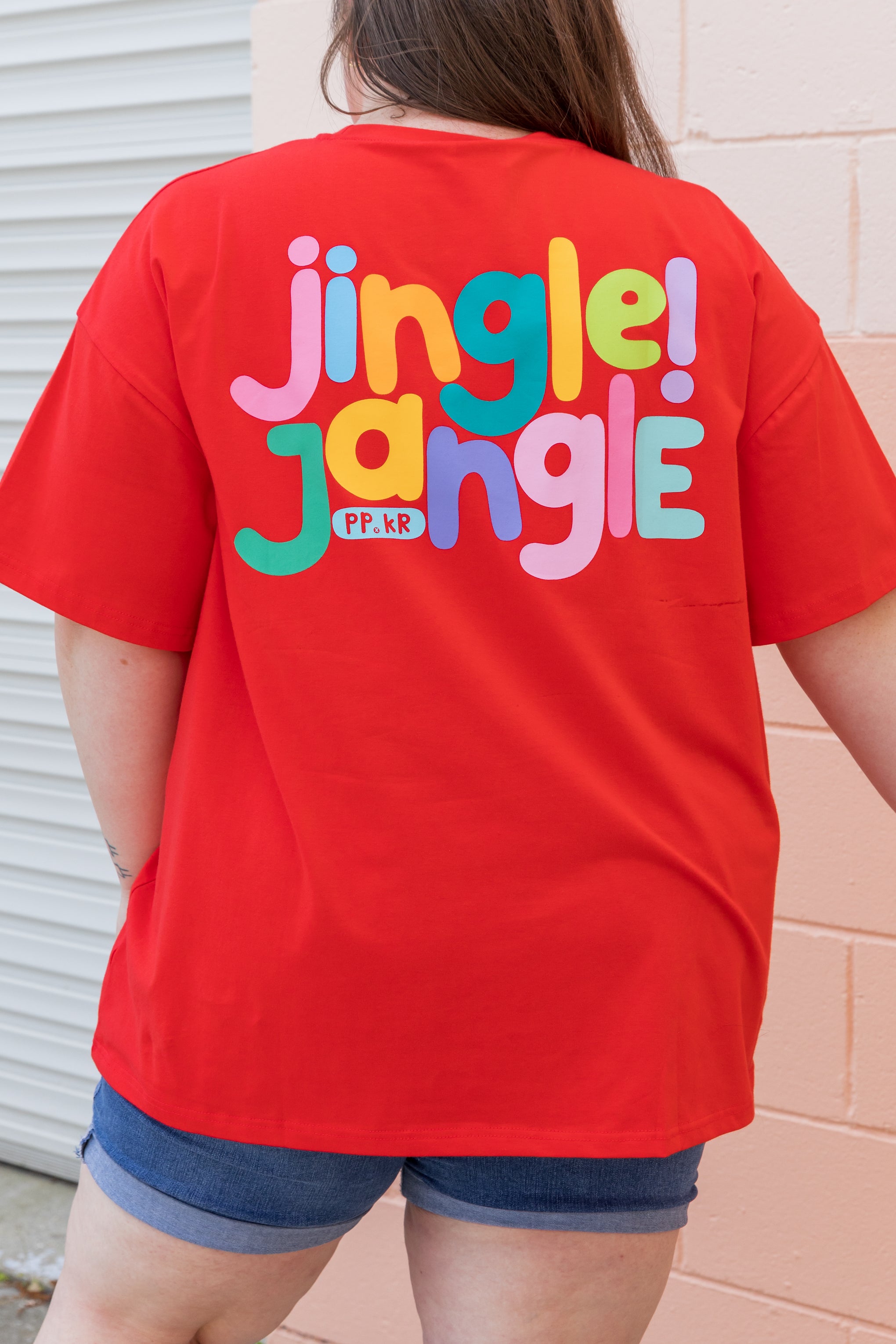 Alfie Oversized T-Shirt in Jingle Jangle by Kasey Rainbow