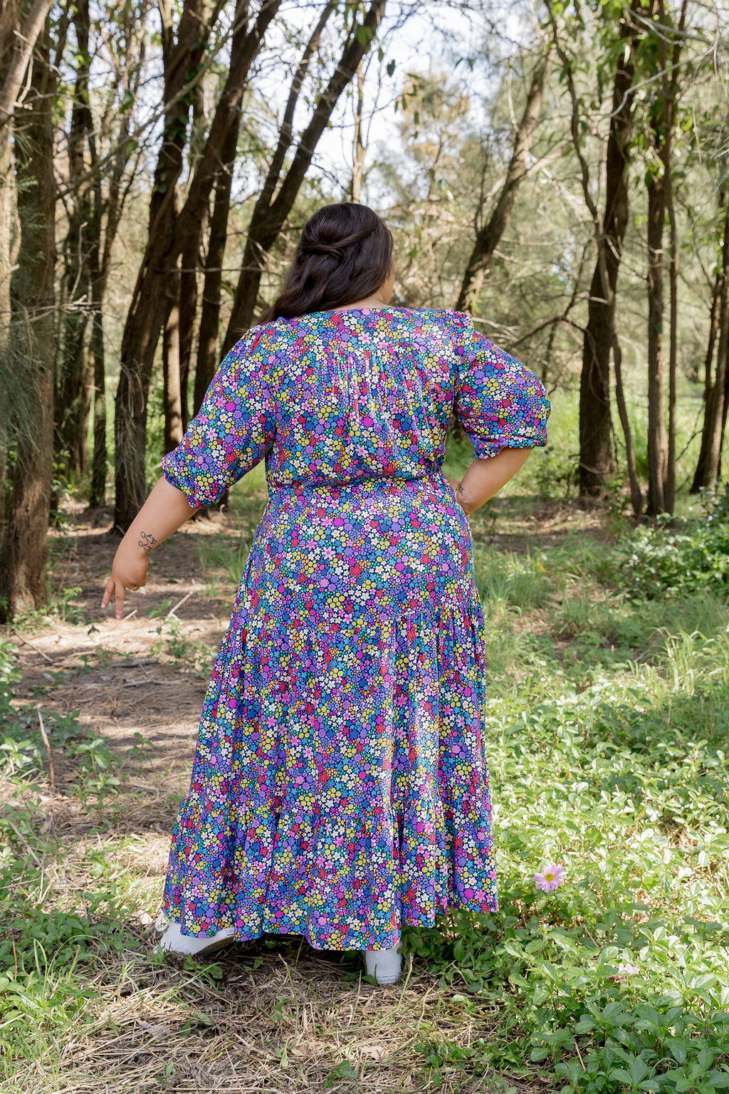 Billie Dress in Ditsy by Kasey Rainbow