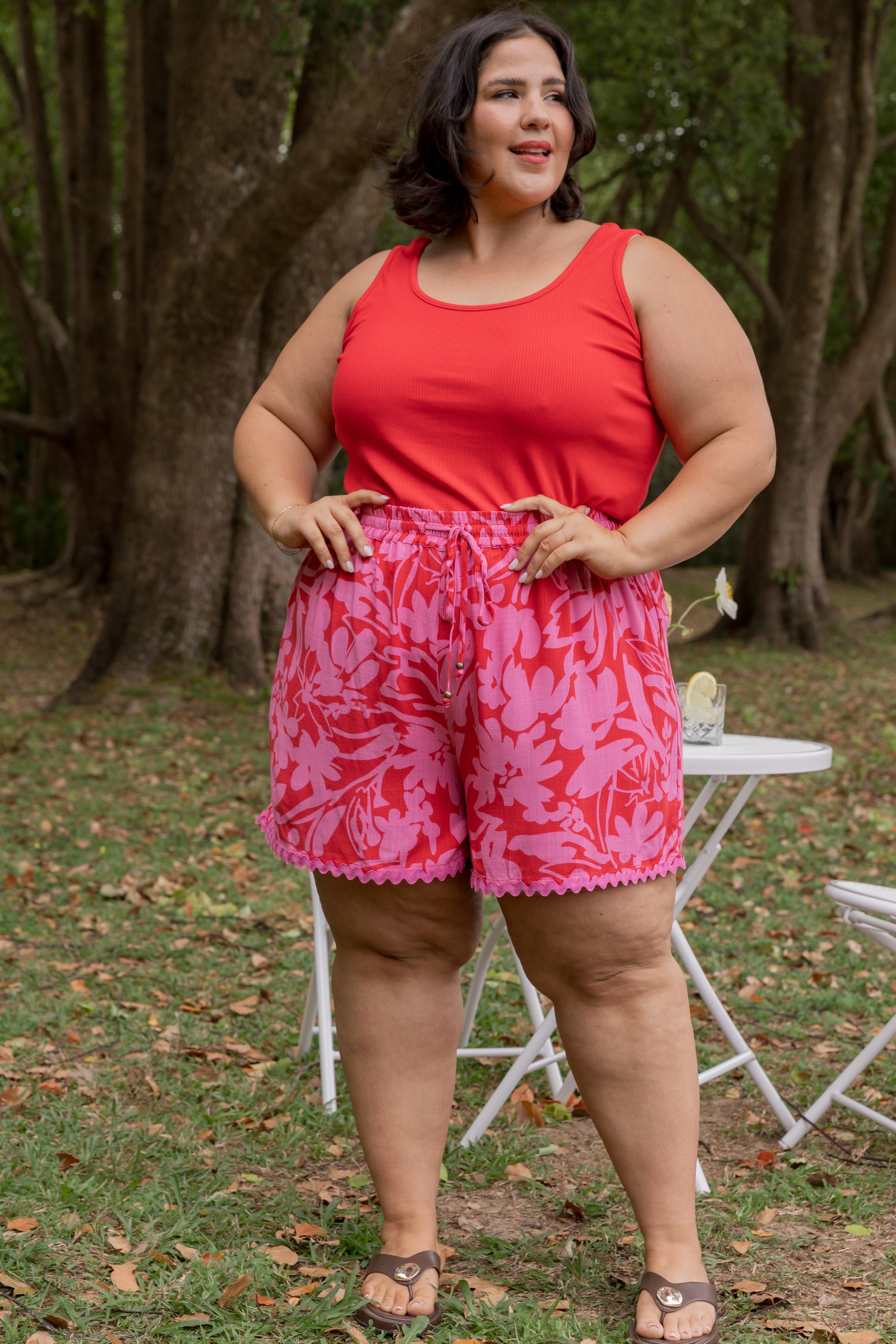 Harlow Shorts in Fiesta