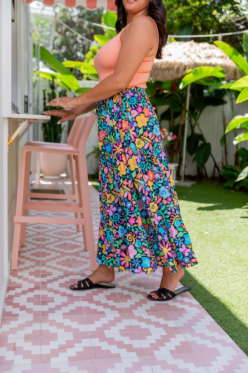 Carrie Skirt in Garden Party by Kasey Rainbow