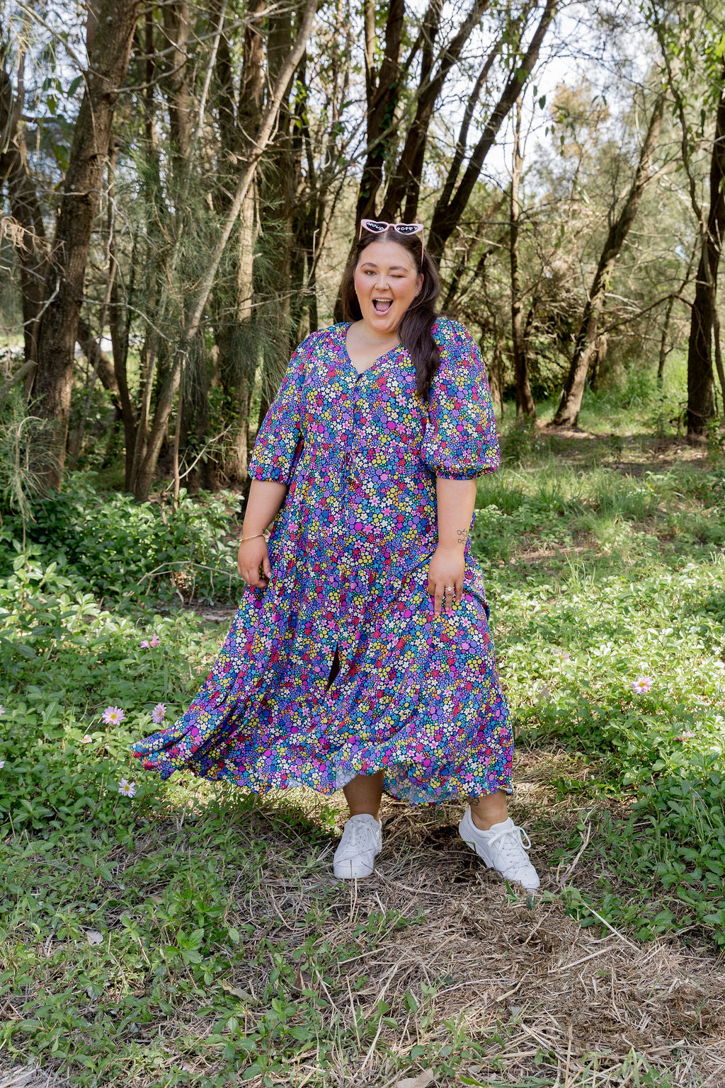Billie Dress in Ditsy by Kasey Rainbow