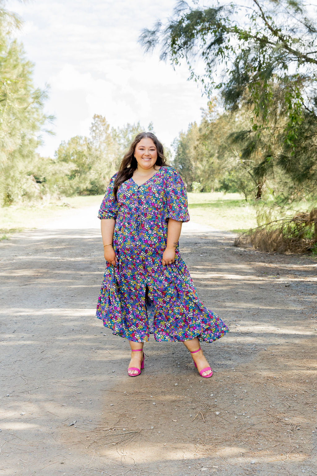 Billie Dress in Ditsy by Kasey Rainbow