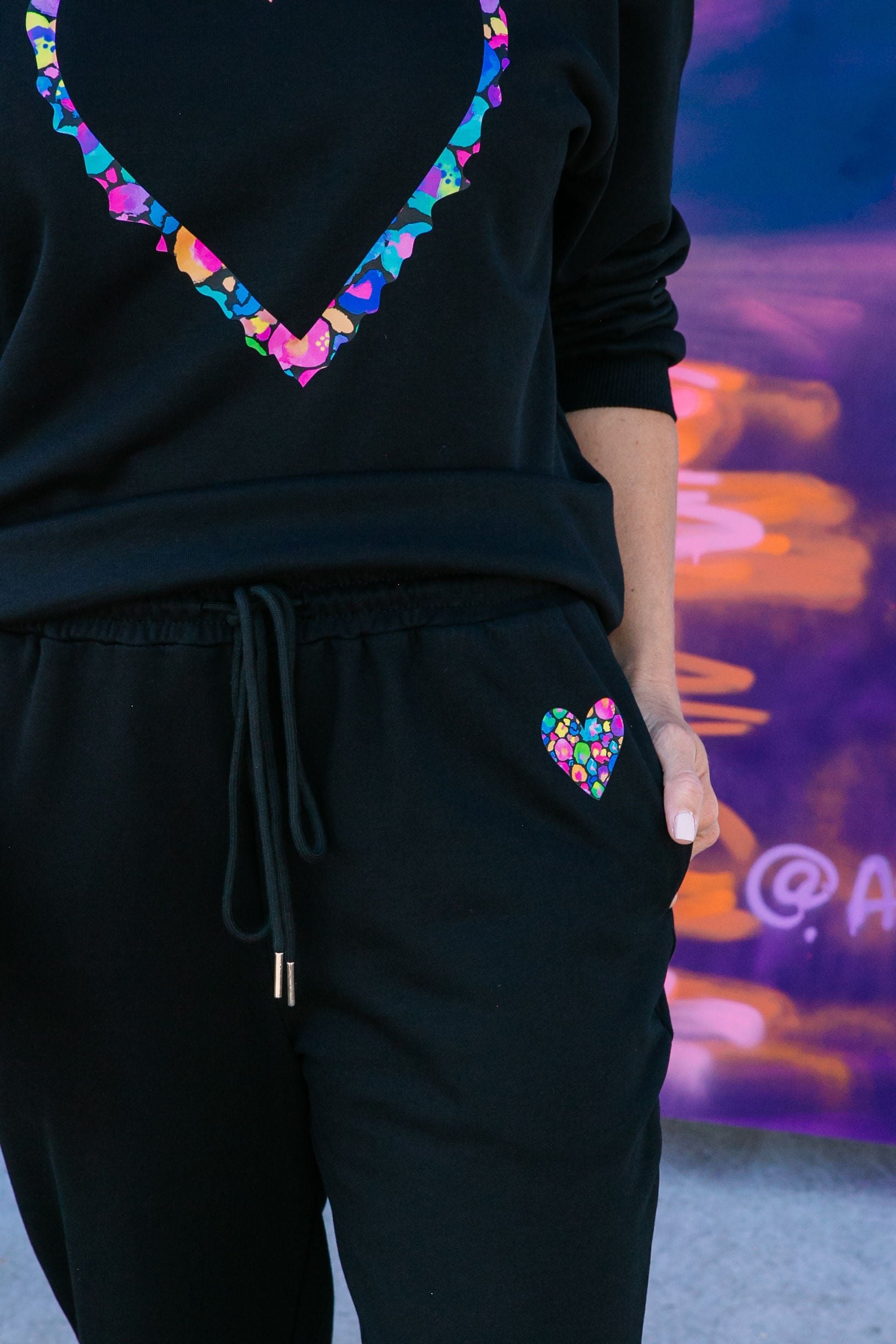Adore Rainbow Heart Sweater by Kasey Rainbow