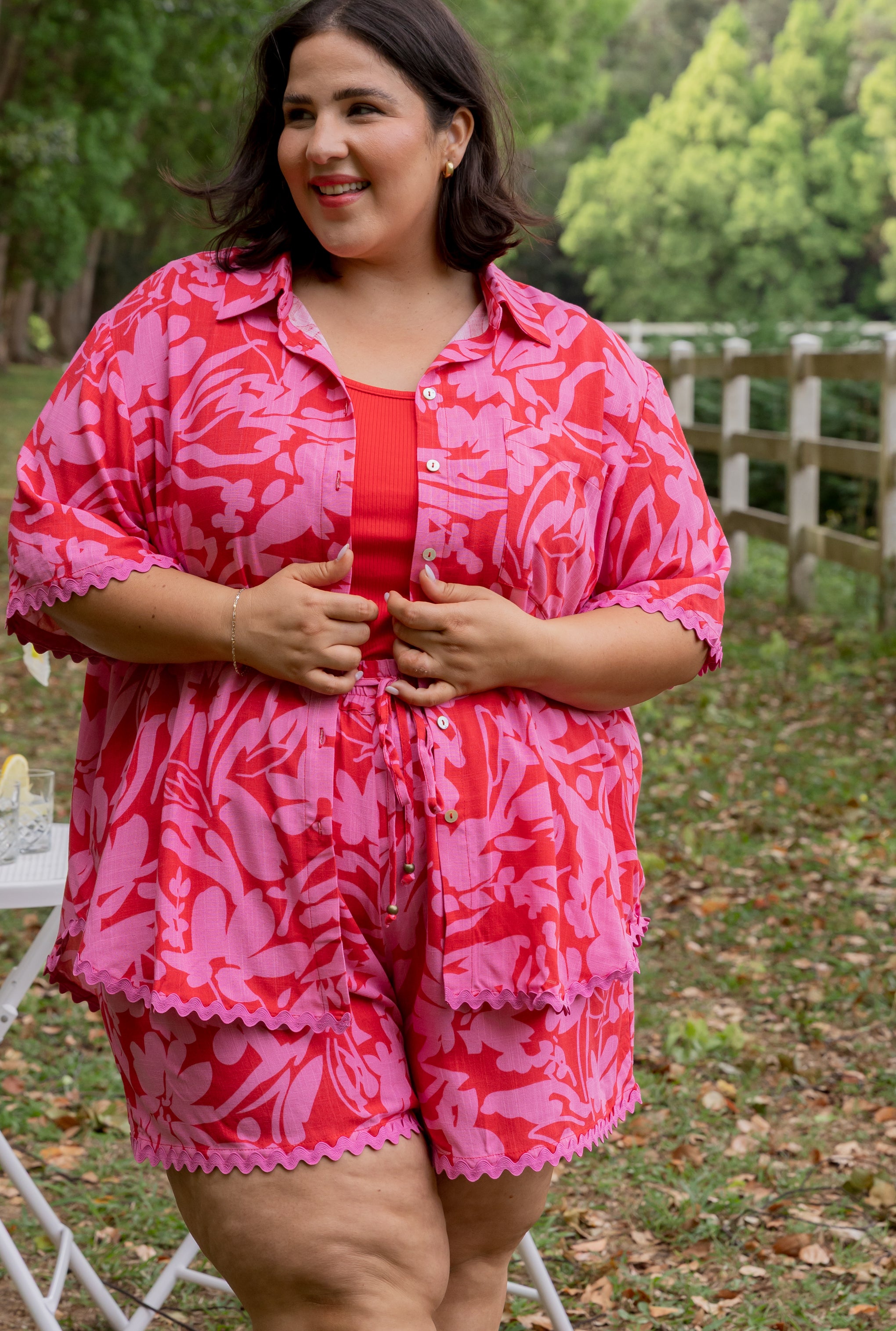 Samara Shirt in Fiesta