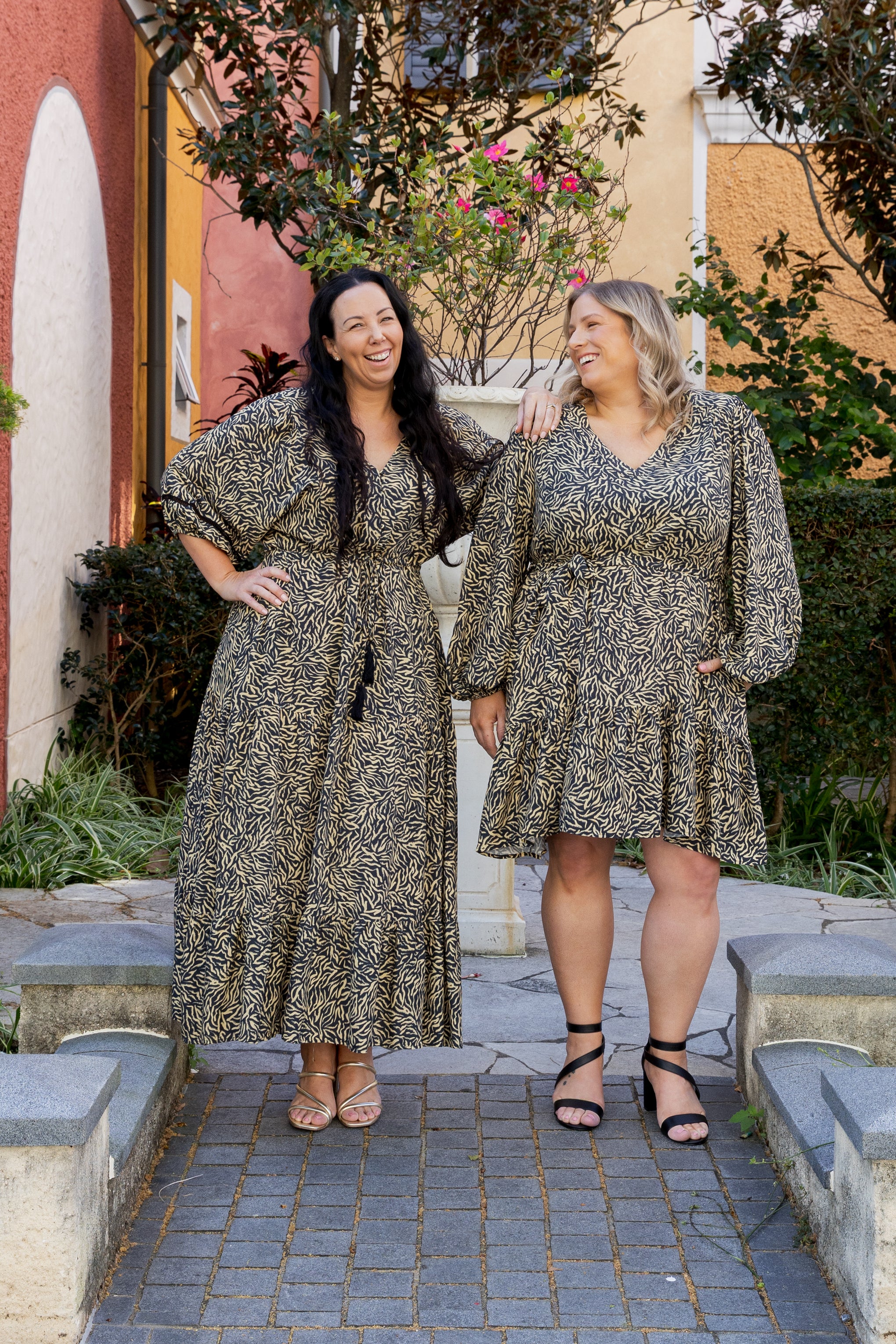 Addison Maxi Dress in Sahara Nights