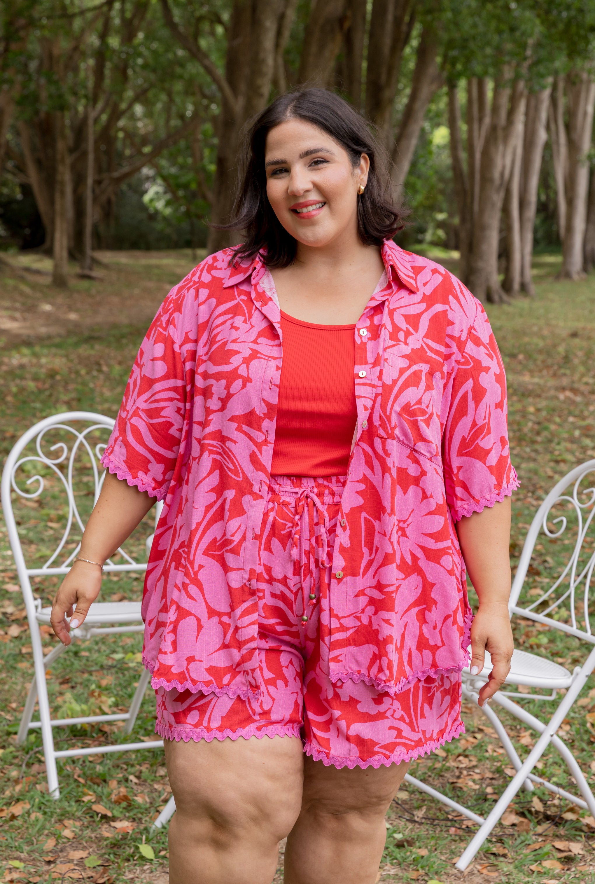 Samara Shirt in Fiesta