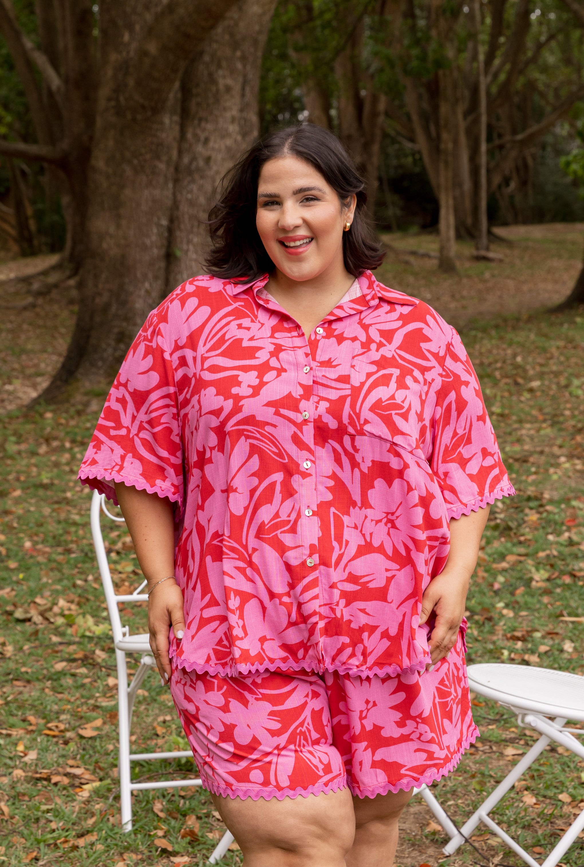Samara Shirt in Fiesta