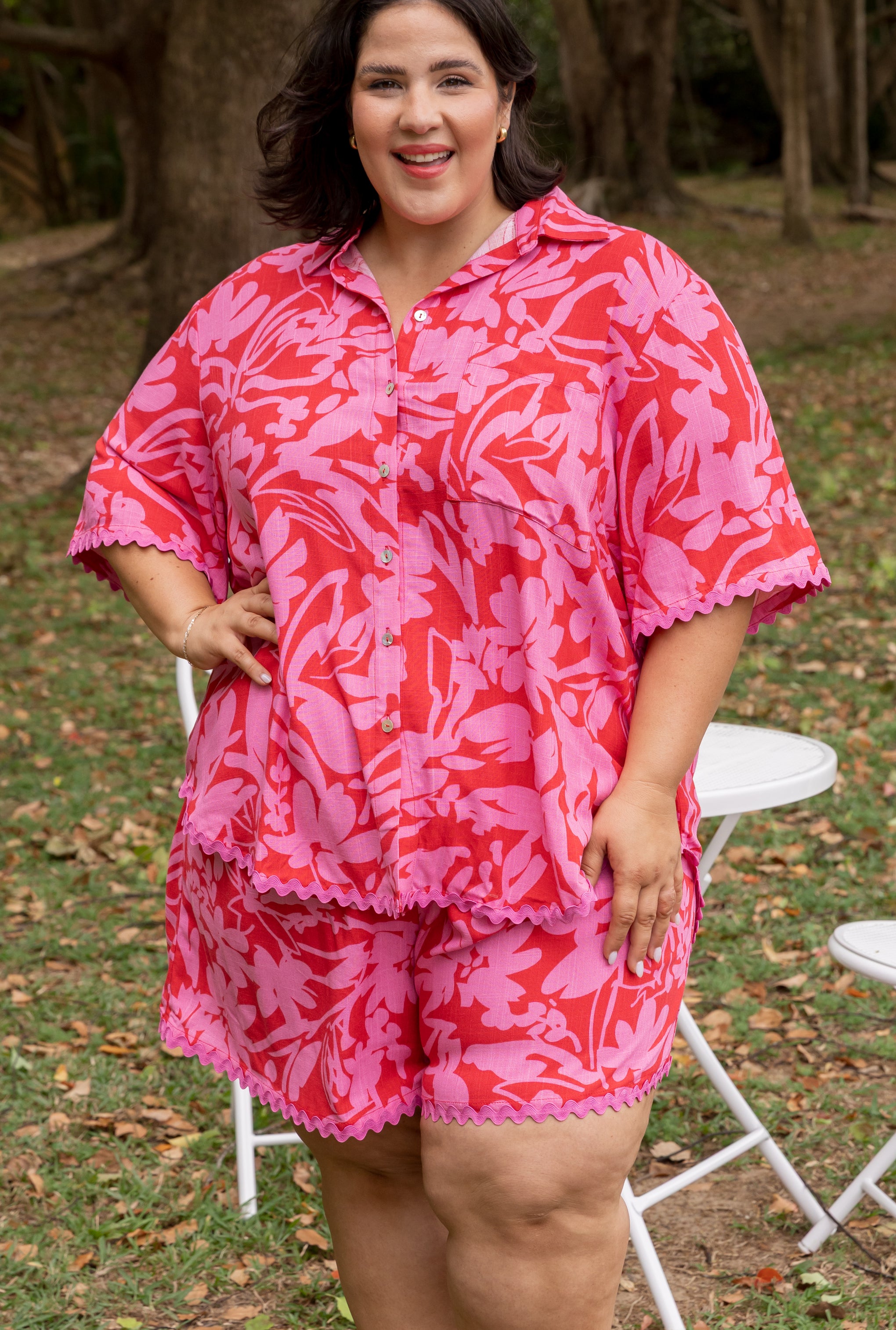 Samara Shirt in Fiesta