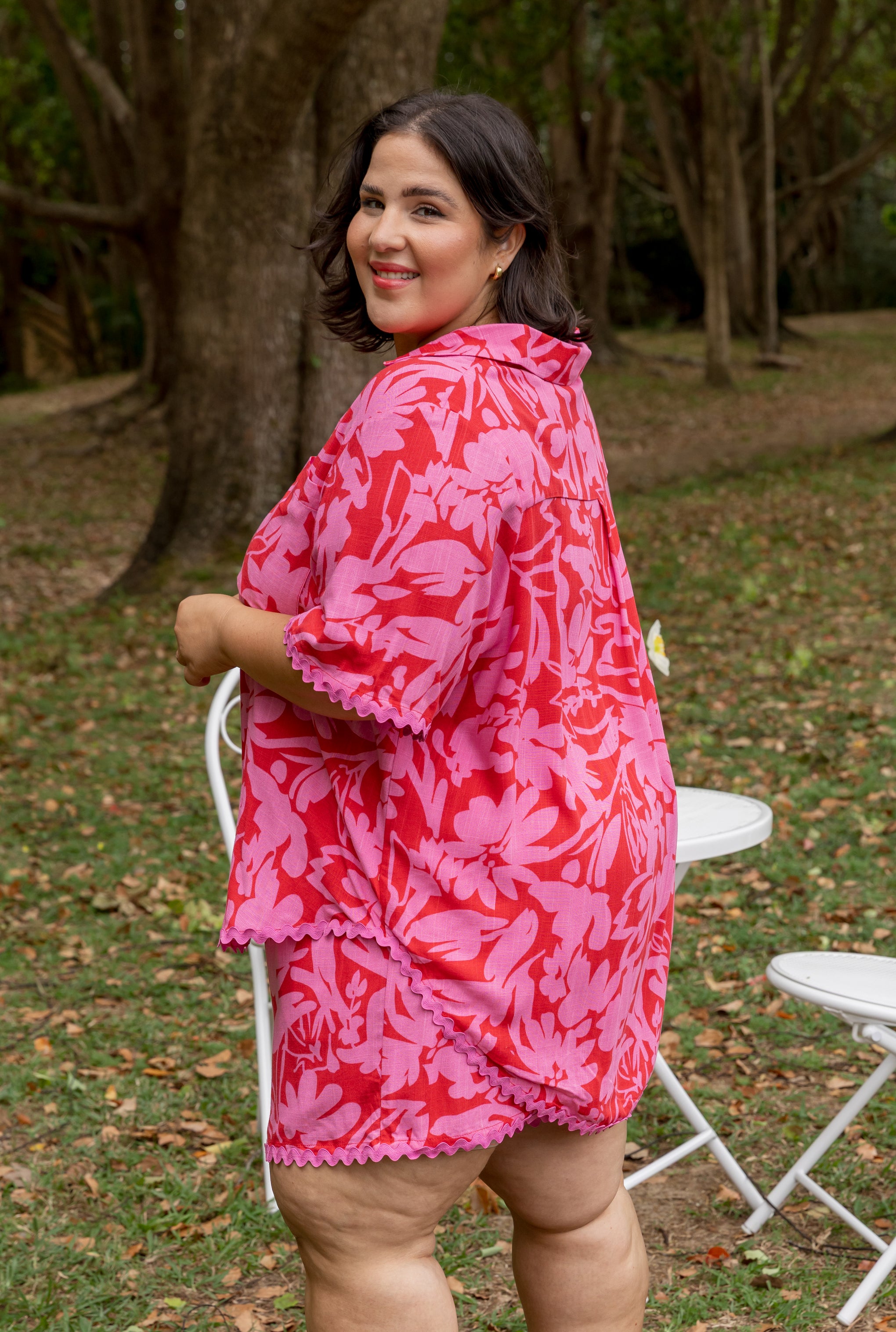 Samara Shirt in Fiesta