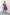 Lina Dress in Purple Leopard
