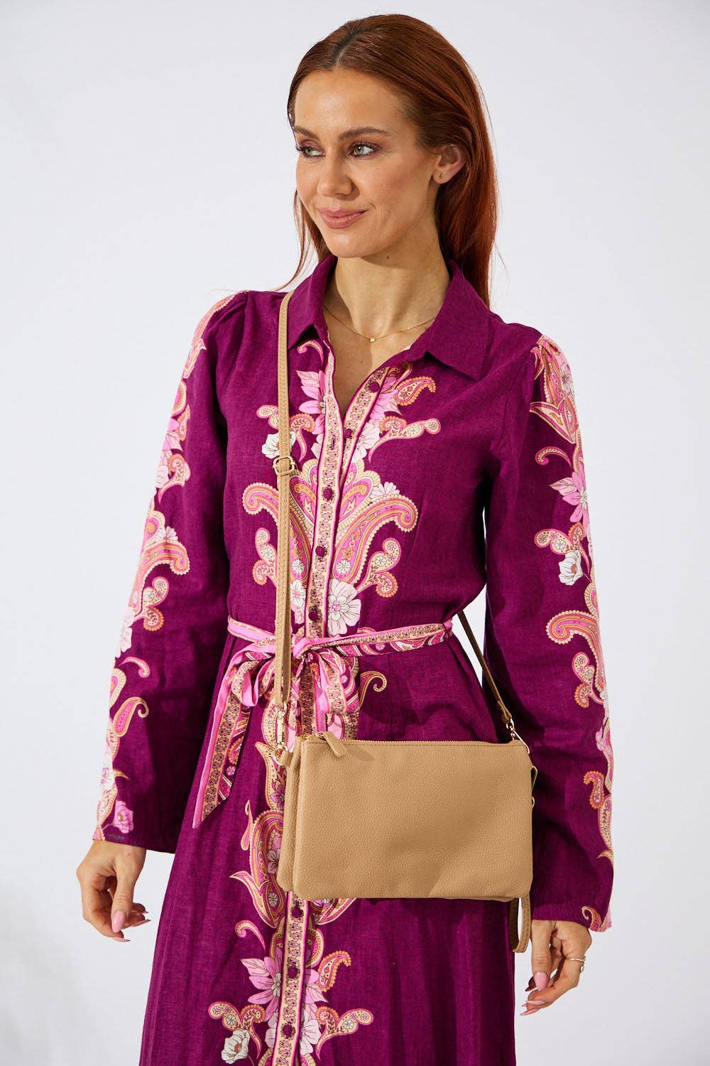 Coral Springs Crossbody Bag - Beige
