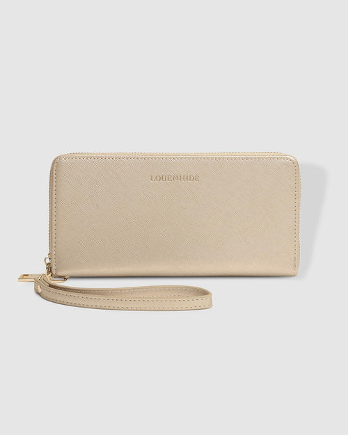 Jessica Wallet in Champagne by Louenhide