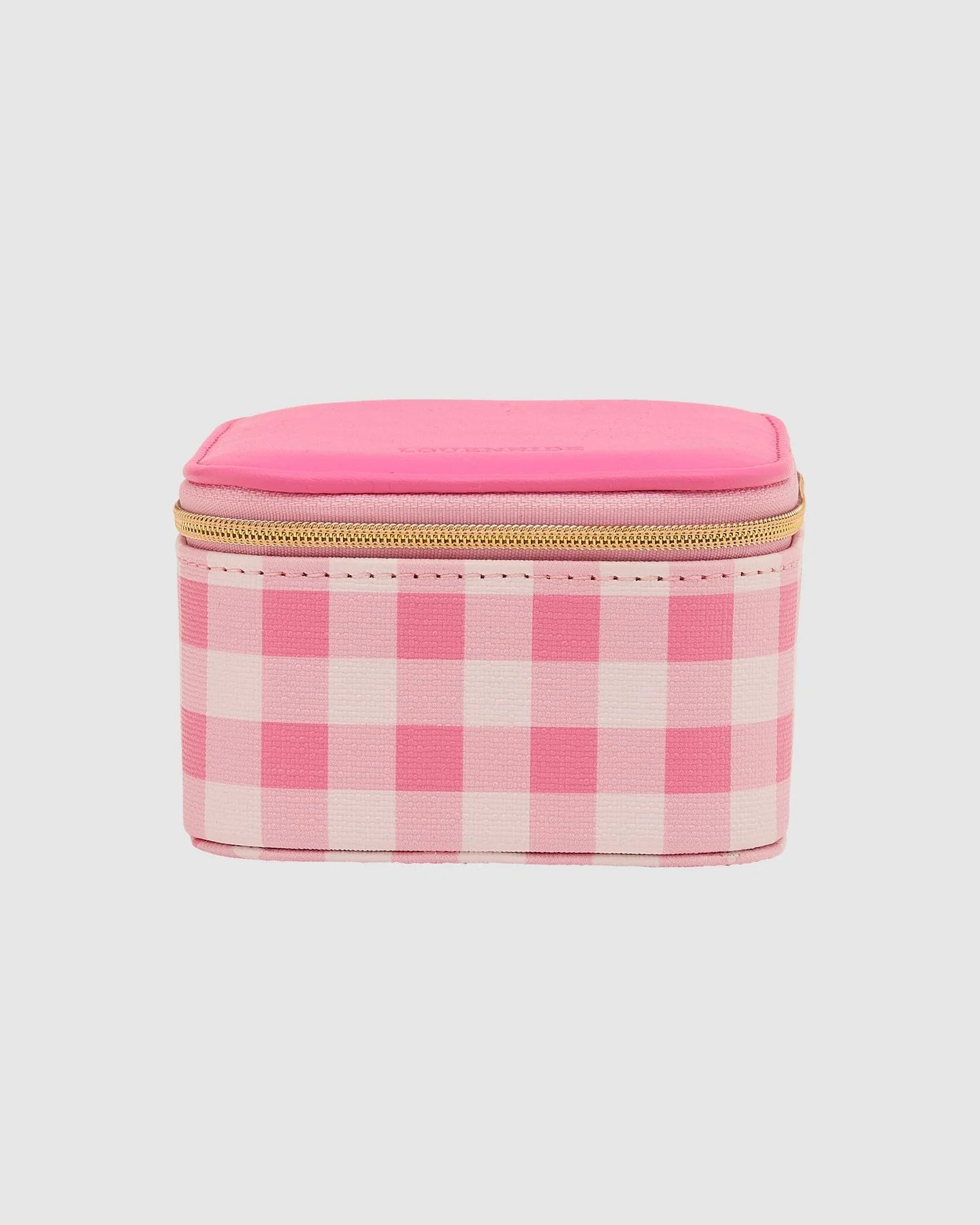 Beau Jewellery Box in Pink Gingham by Louenhide