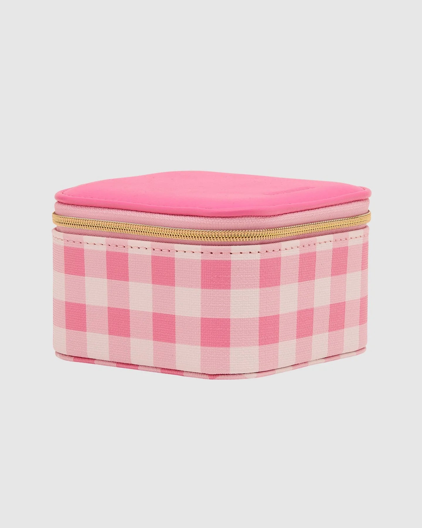 Beau Jewellery Box in Pink Gingham by Louenhide