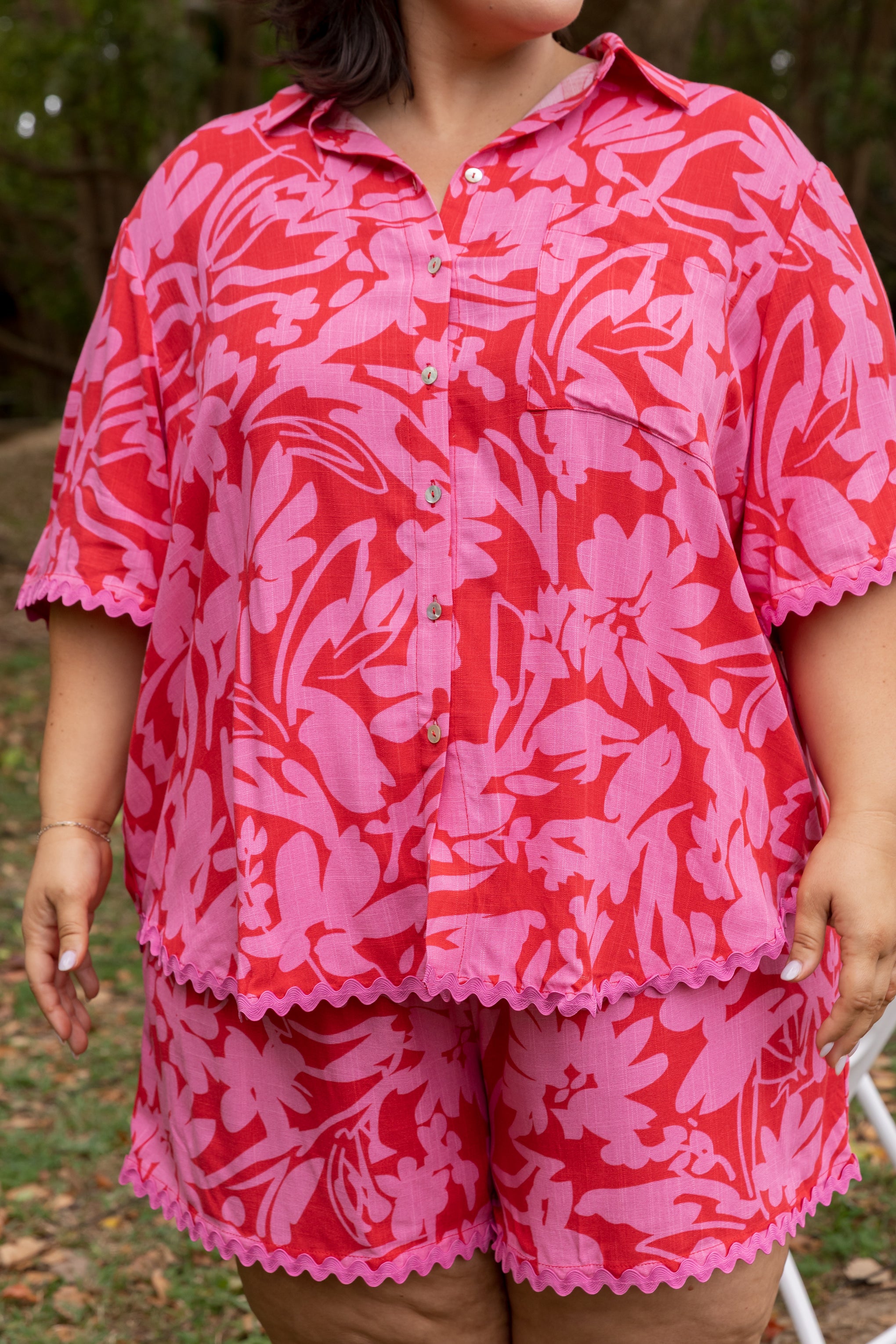 Samara Shirt in Fiesta