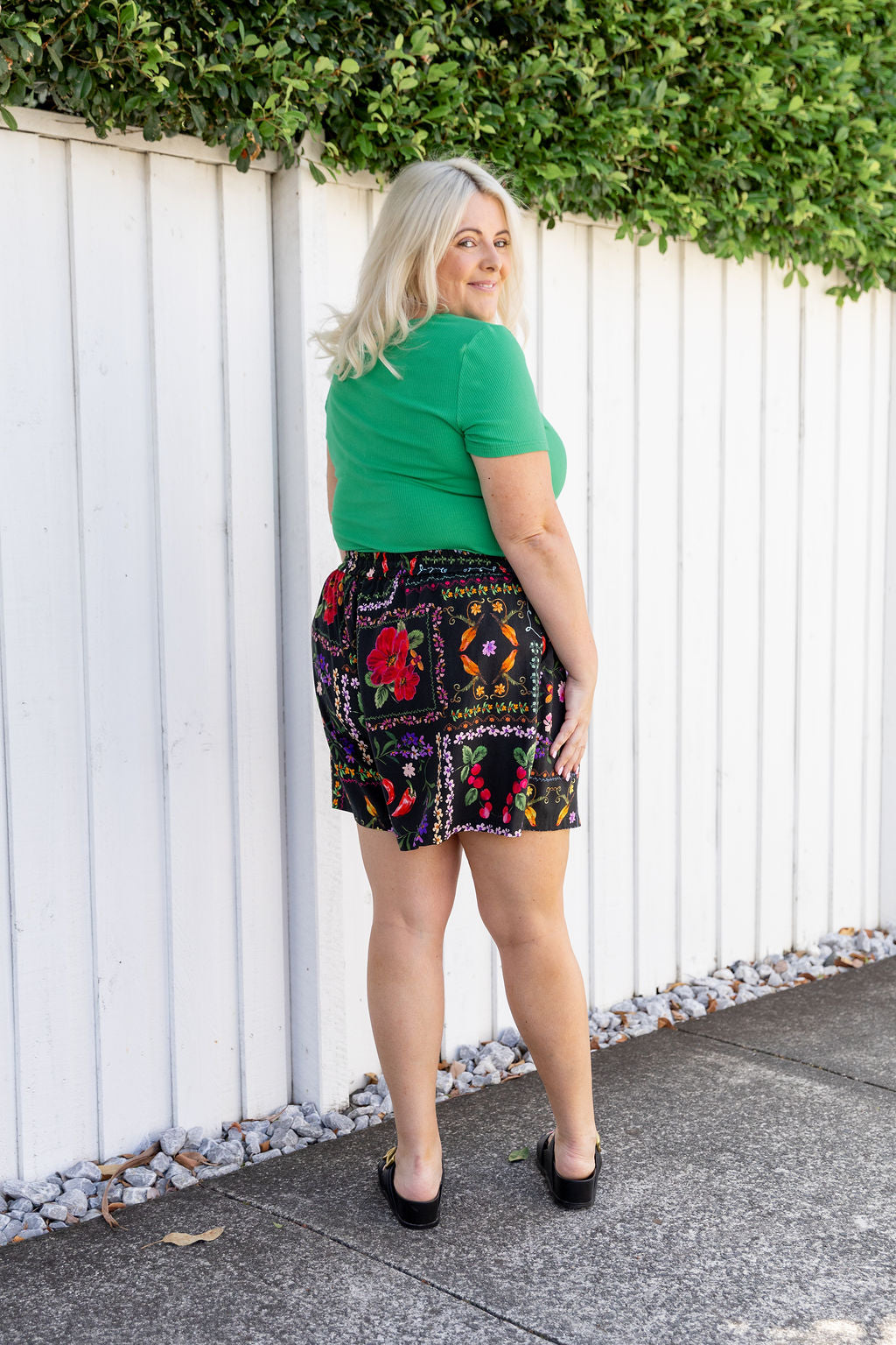 Billi Rib Tee in Green