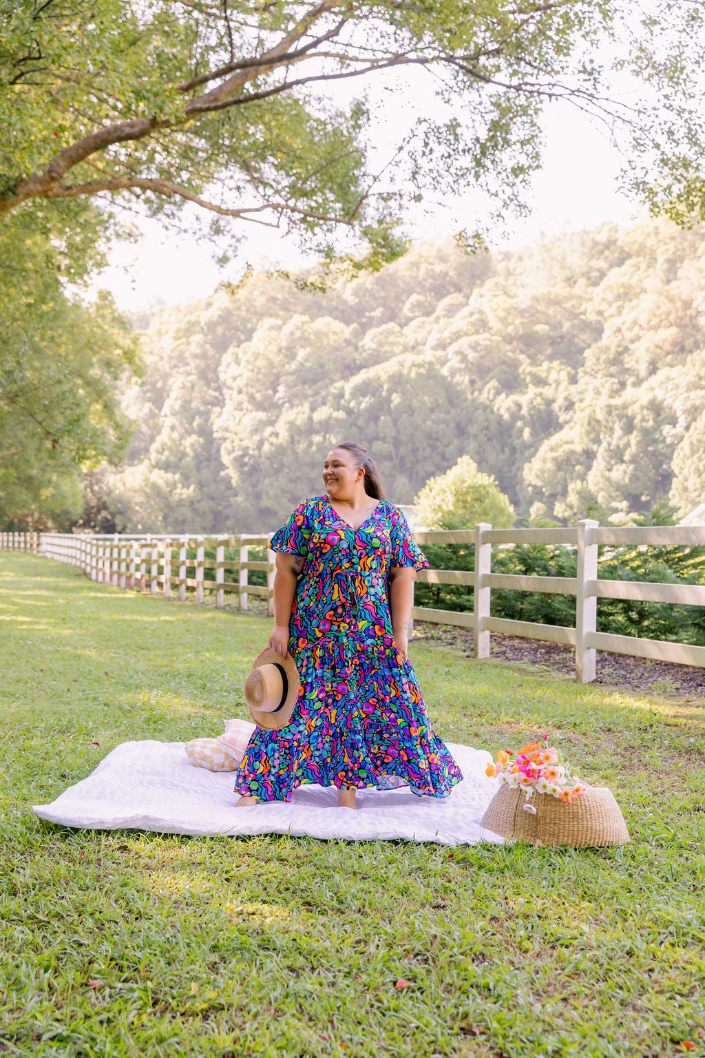 Bonnie Maxi Dress In Africa by Kasey Rainbow