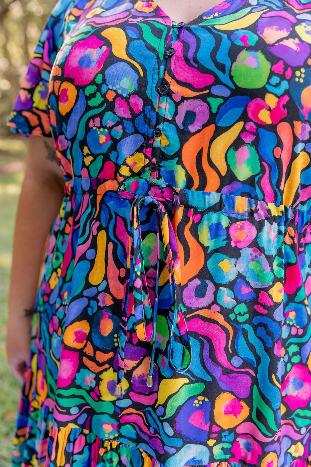 Bonnie Maxi Dress In Africa by Kasey Rainbow