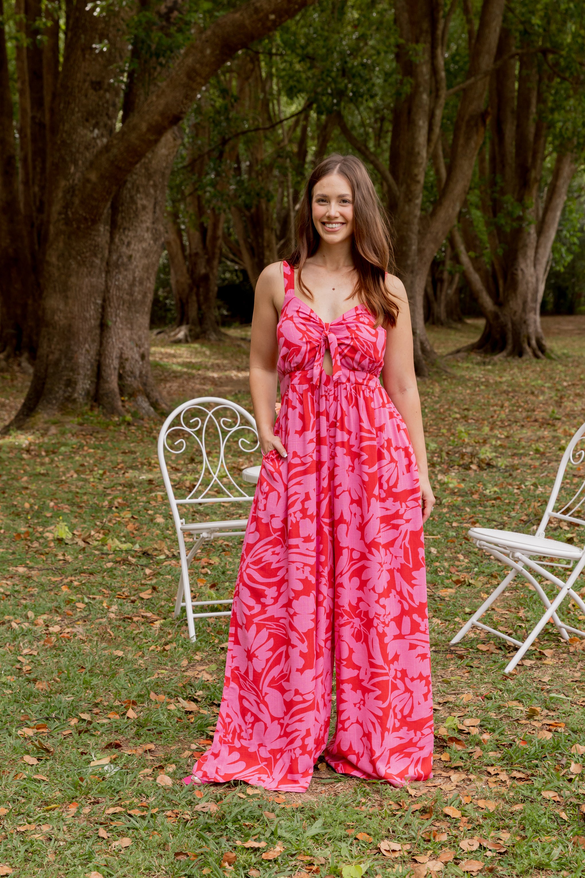 Christina Jumpsuit in Fiesta