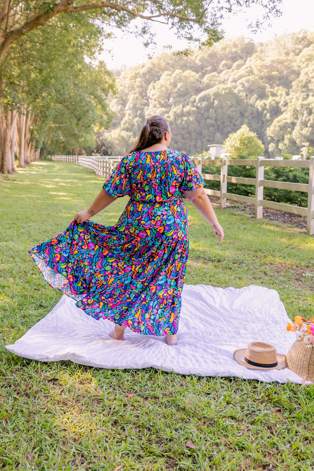 Bonnie Maxi Dress In Africa by Kasey Rainbow