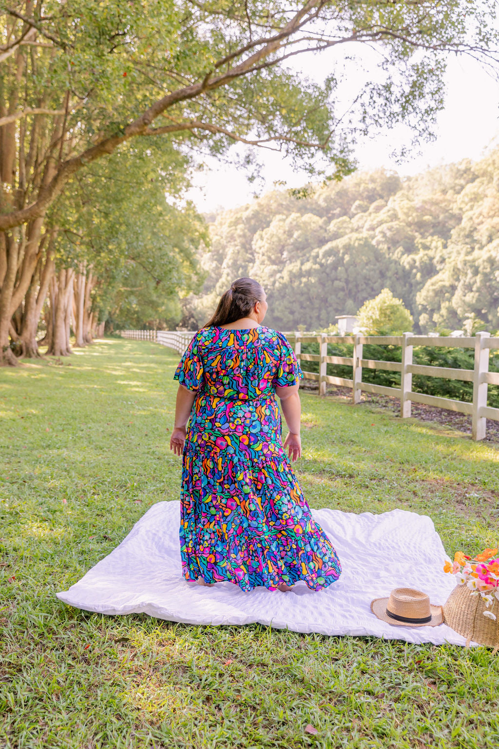 Bonnie Maxi Dress In Africa by Kasey Rainbow