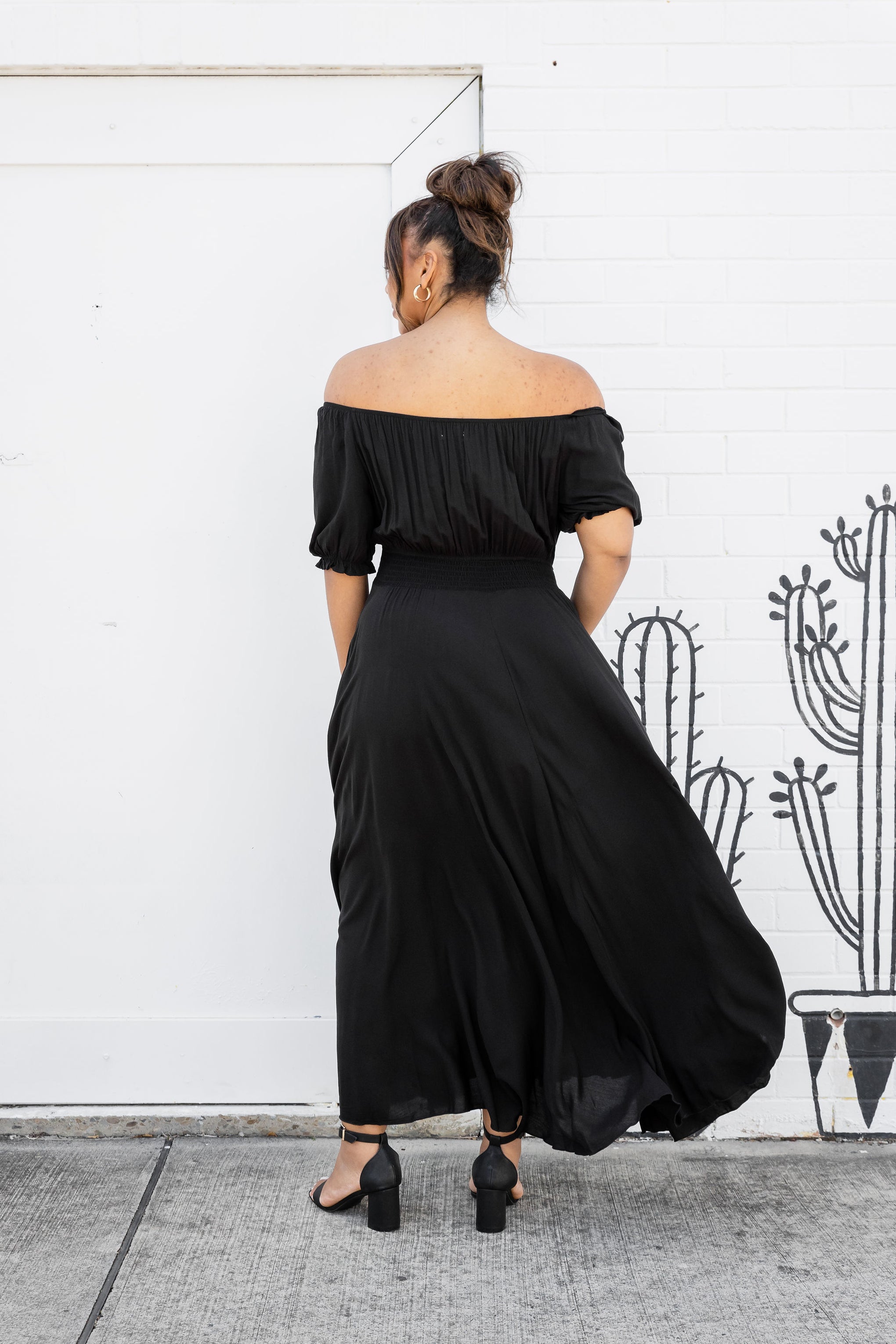 Eliza Maxi Dress in Black