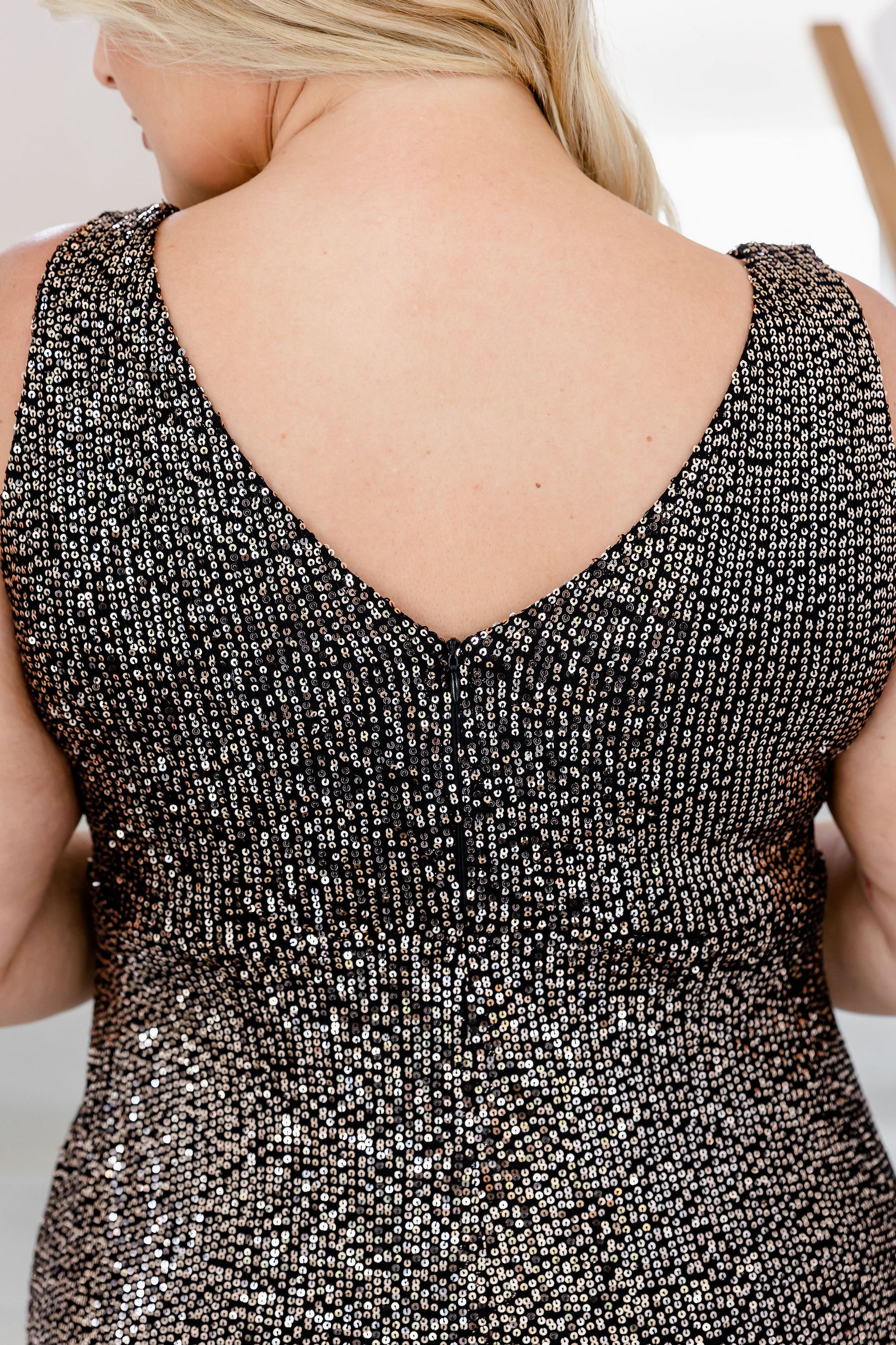 Anastasia Sequin Maxi Dress in Black & Bronze Proud Poppy Clothing Anastasia Sequin Maxi Dress in Black & Bronze Proud Poppy Clothing