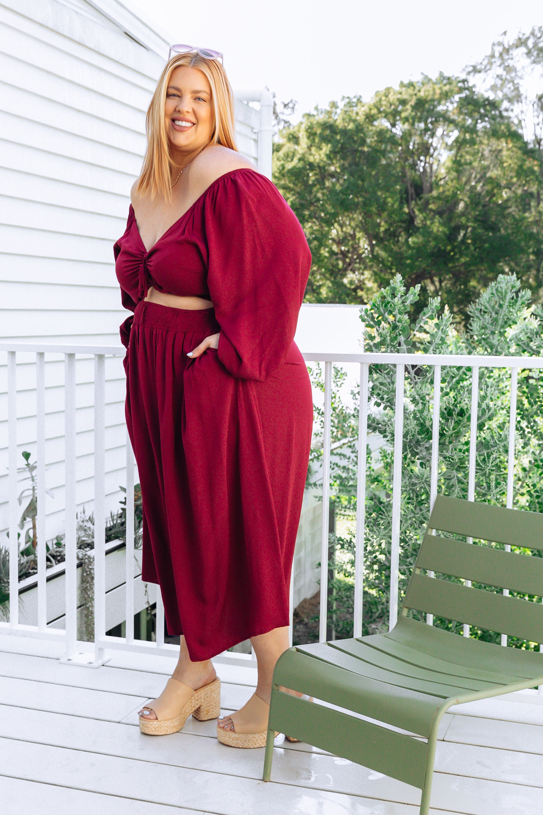 Burgundy cut clearance out dress