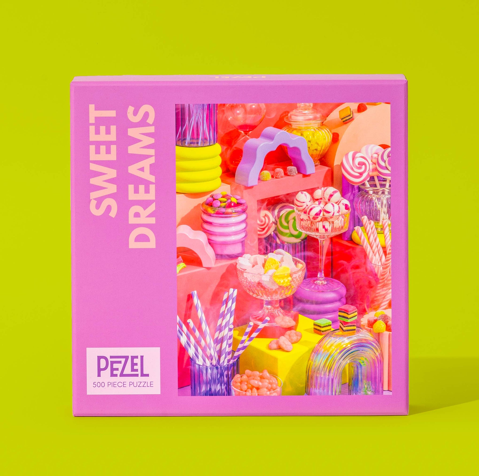 Sweet Dreams 500 Piece Jigsaw Puzzle Game w/ Canvas Bag