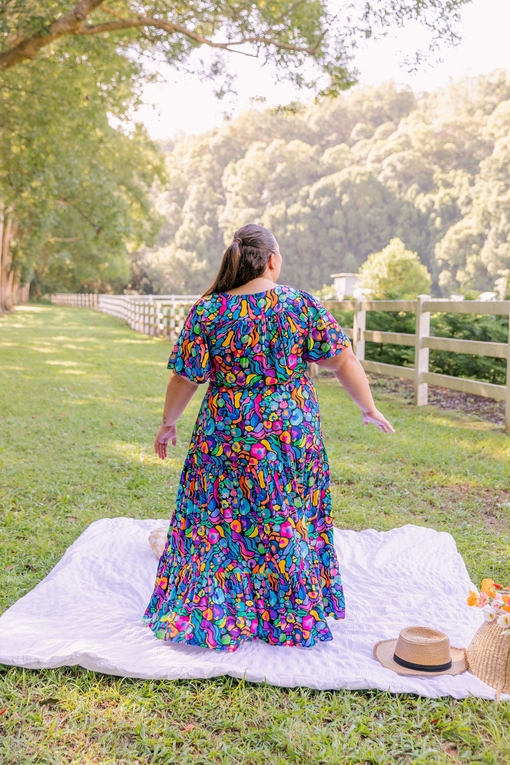 Bonnie Maxi Dress In Africa by Kasey Rainbow