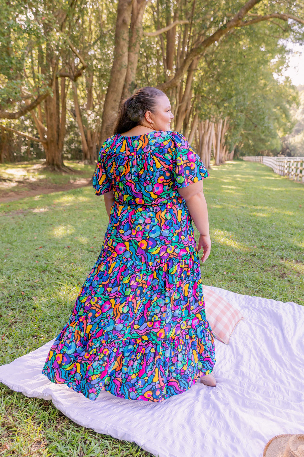 Bonnie Maxi Dress In Africa by Kasey Rainbow