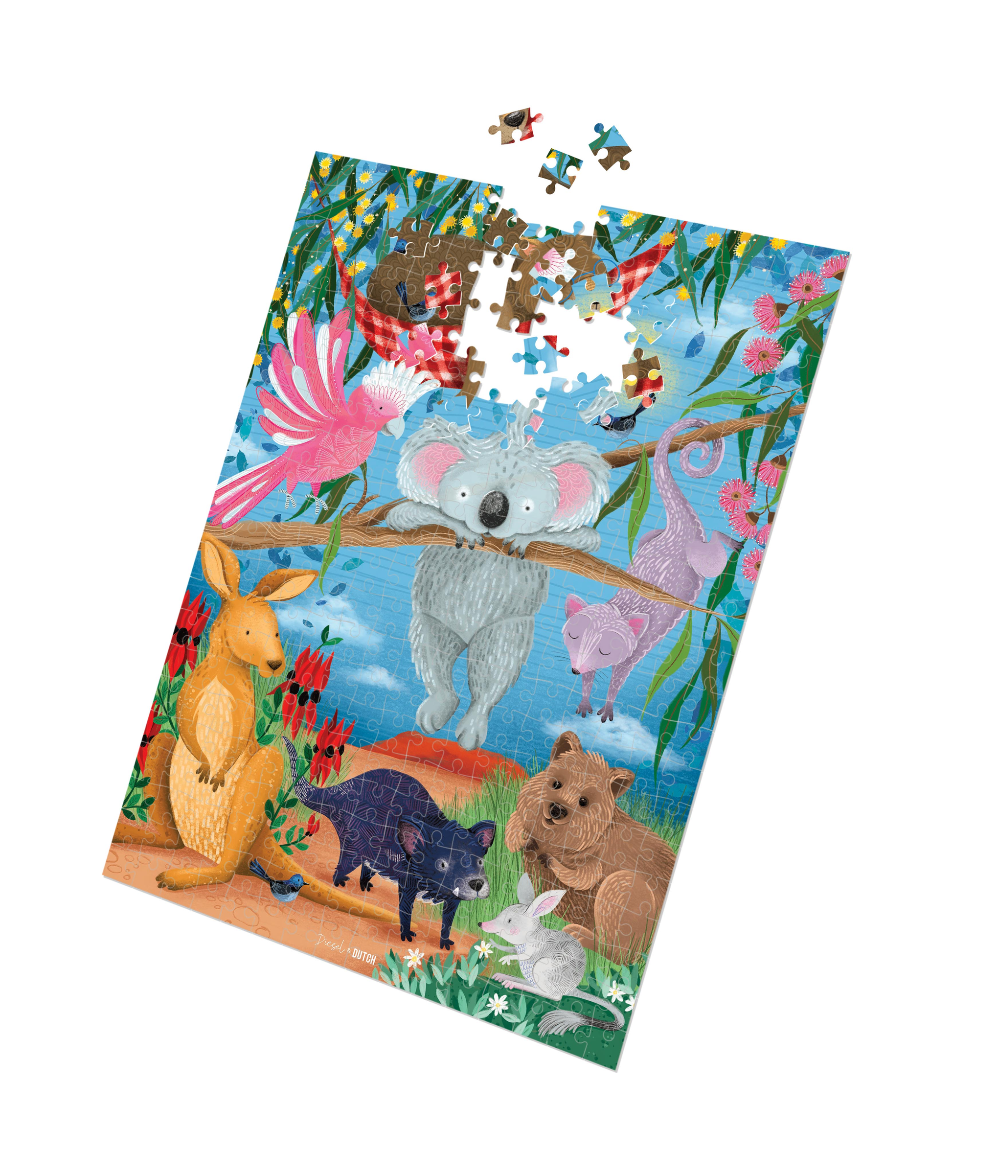 Wildlife Down Under 1000pc Wall Jigsaw Puzzle