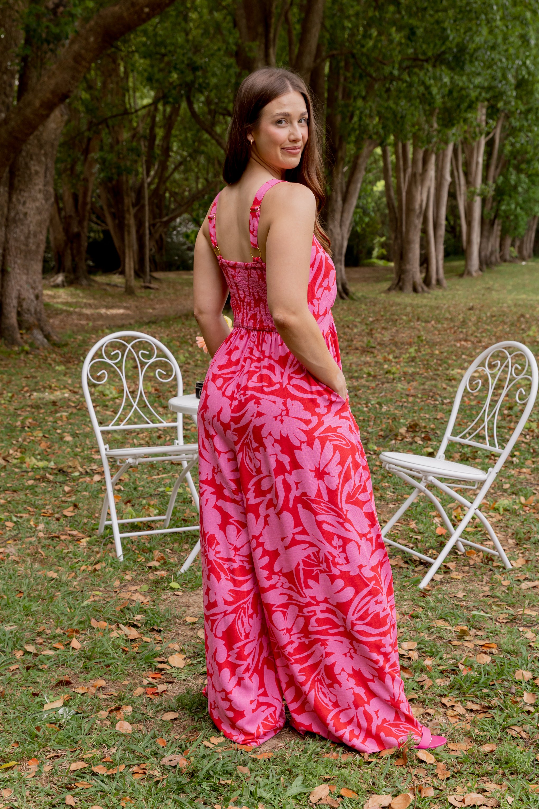 Christina Jumpsuit in Fiesta