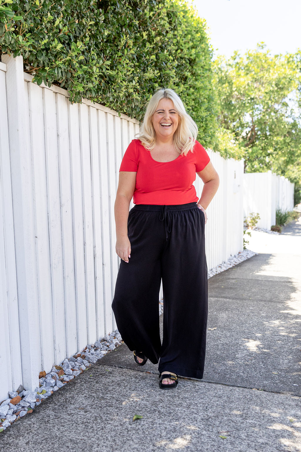 Gina Pant in Black