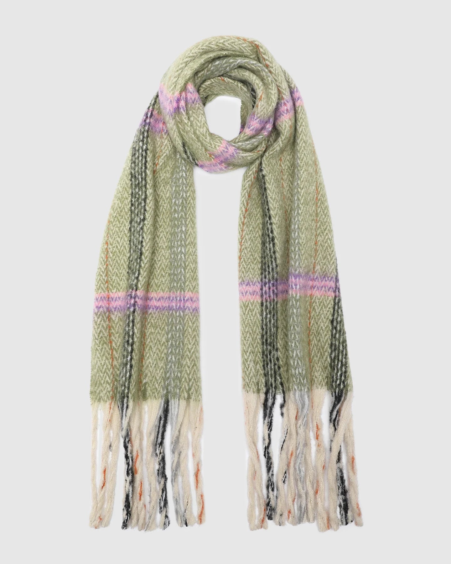 Bristol Scarf in Pistachio by Louenhide
