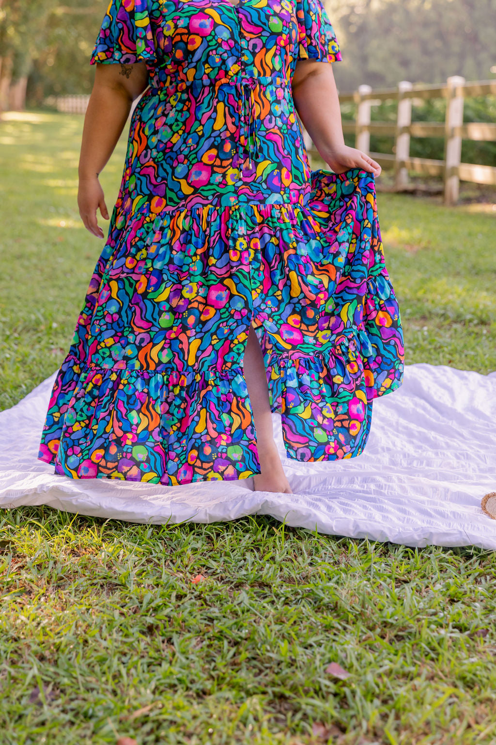 Bonnie Maxi Dress In Africa by Kasey Rainbow