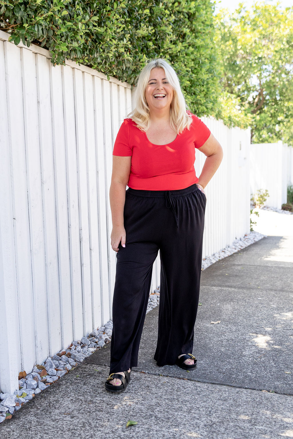 Gina Pant in Black