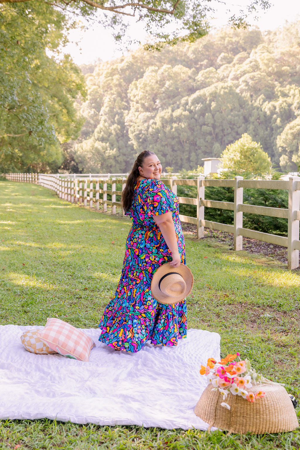 Bonnie Maxi Dress In Africa by Kasey Rainbow