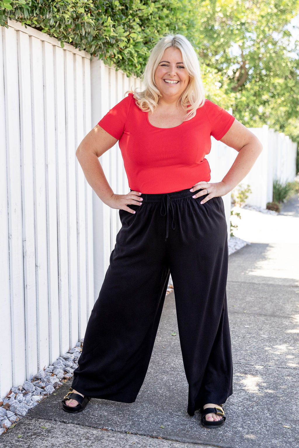 Gina Pant in Black