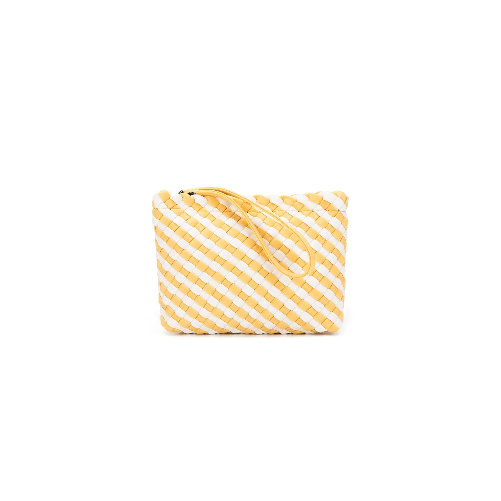 Bahama Yellow Large 2 Piece Woven Tote Bag by Black Caviar