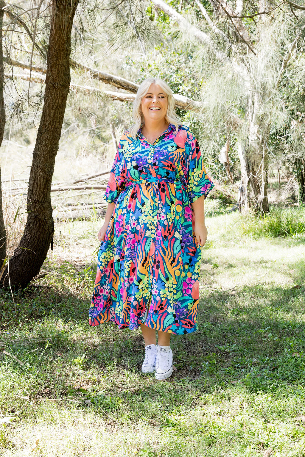 Maddy Dress in Natives by Kasey Rainbow