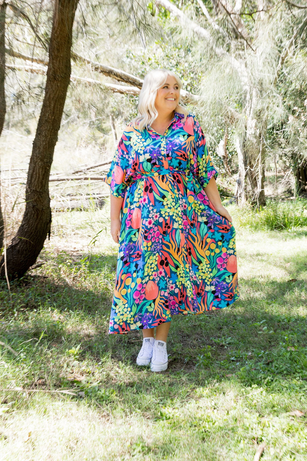 Maddy Dress in Natives by Kasey Rainbow