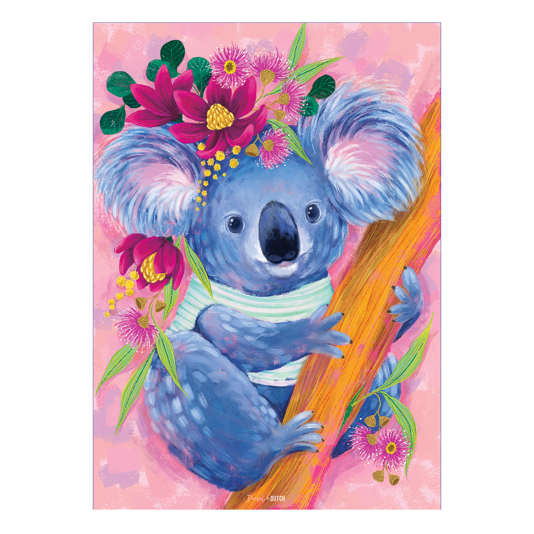 Koala Blooms 1000pc Wall Jigsaw Puzzle